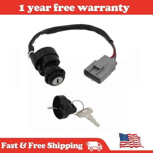 New Ignition Switch w/Keys for Yamaha Replaces 28P-82510-01-00  5KM-82510-00-00