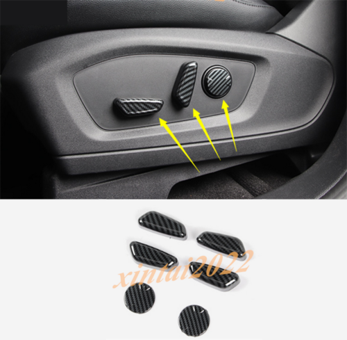 for ford  Explorer 2020 2021 ABS Carbon Fiber for Seat Adjustment Button Cover Trim