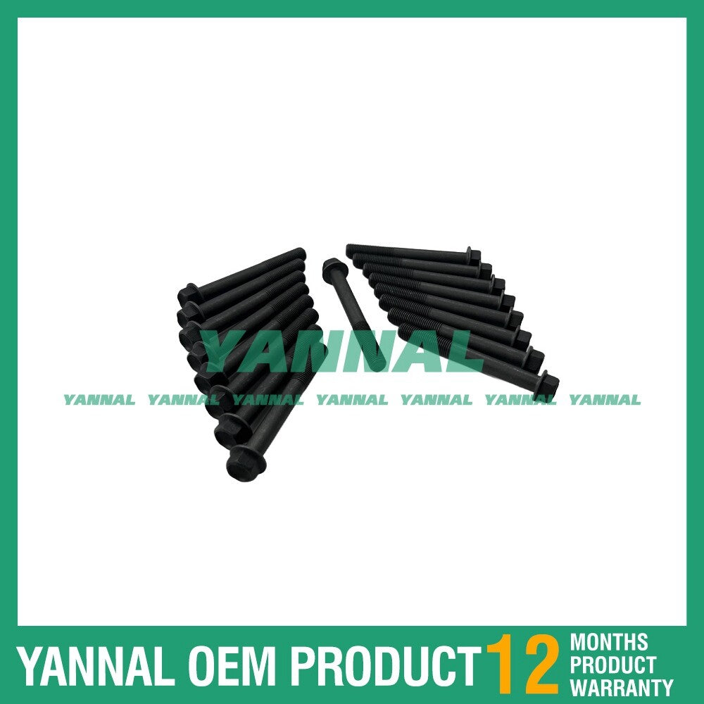 17 new 3064 Cylinder Head Bolts Set for Caterpillar Diesel Engines