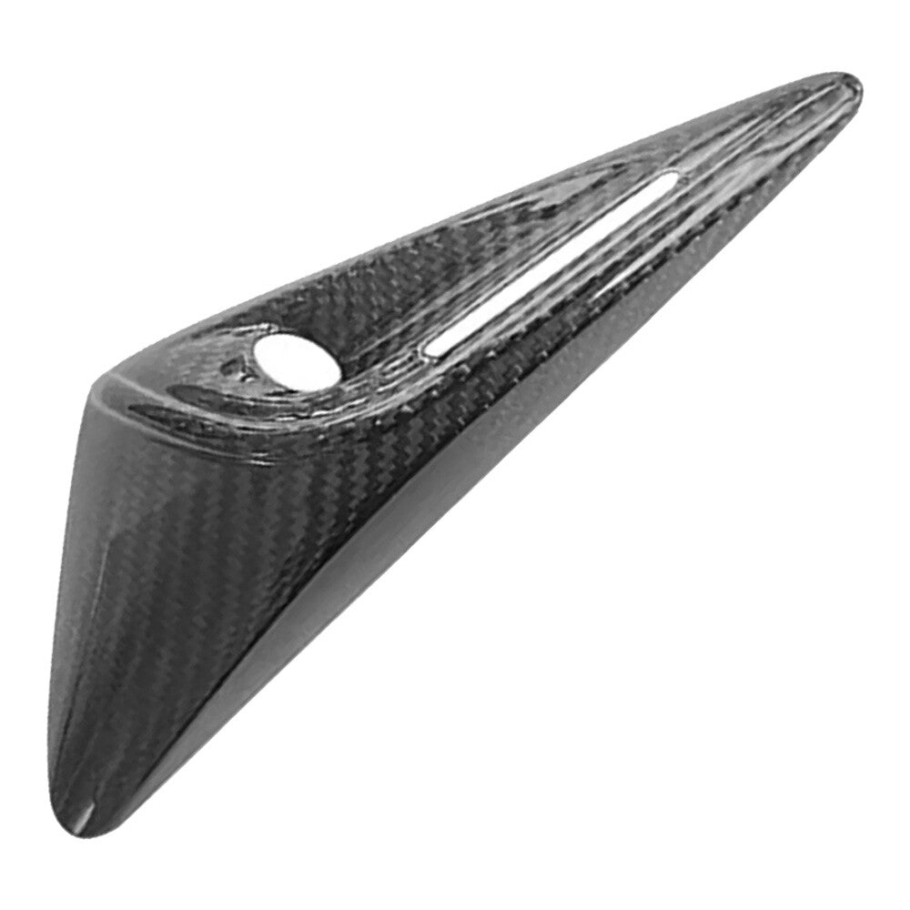 Pair Side Fender Camera Vent Cover Trims Carbon Fiber For Model Y / 3 2023-2024