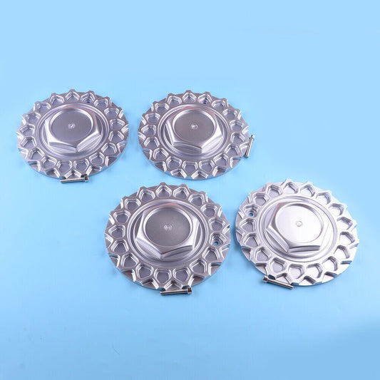 Silver Wheel Rim Center Cap Hub For STR 606 BBS RS ESM 002R 247L169 9155L169 New n