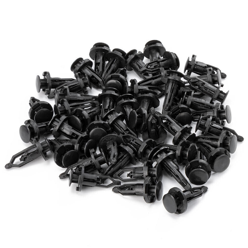 100Pcs Fastener Bumper Clips Trim Panel Fender Push Pin Rivets for Toyota for Lexus