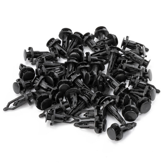 100Pcs Fastener Bumper Clips Trim Panel Fender Push Pin Rivets for Toyota for Lexus