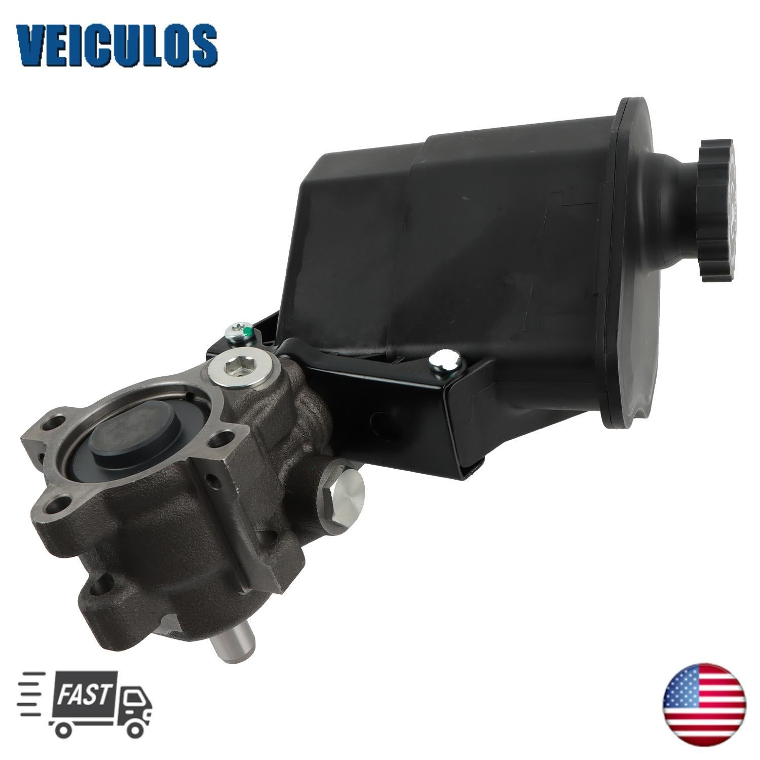 Power Steering Pump w/ Reservoir  Pulley for Dodge for Ram 1500 4.7/5.7L 2002-2007