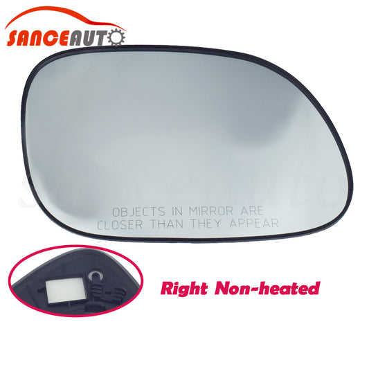 Mirrored glass with support, non-heated, right-handed compatible for Kia Soul 2014 - 2019 87621-B2510- n