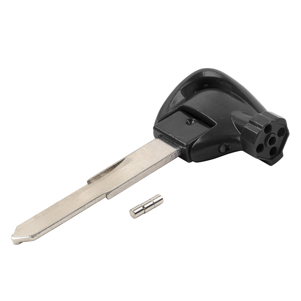 Right Ignition Key Blank Uncut Blade Black Fit for Yamaha Motorbike Scooter