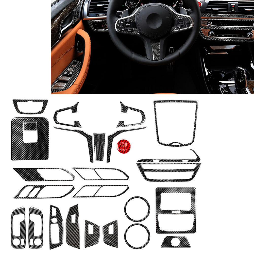 Car Interior Cover Trim Kit for BMW X3 G01 X4 G02 G08 2018-2022 22
