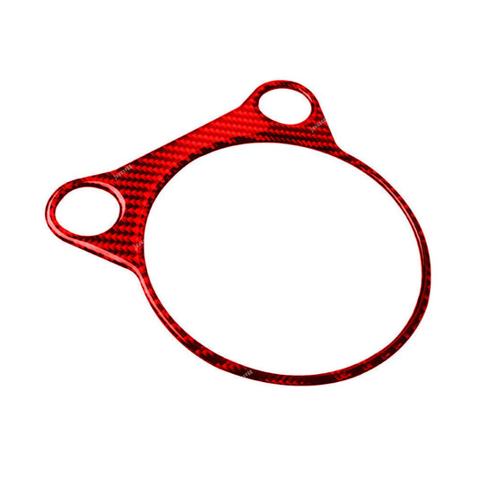 for Nissan 370Z 2009-20 Red Carbon Fiber Speedometer Interior Decor Trim Cover