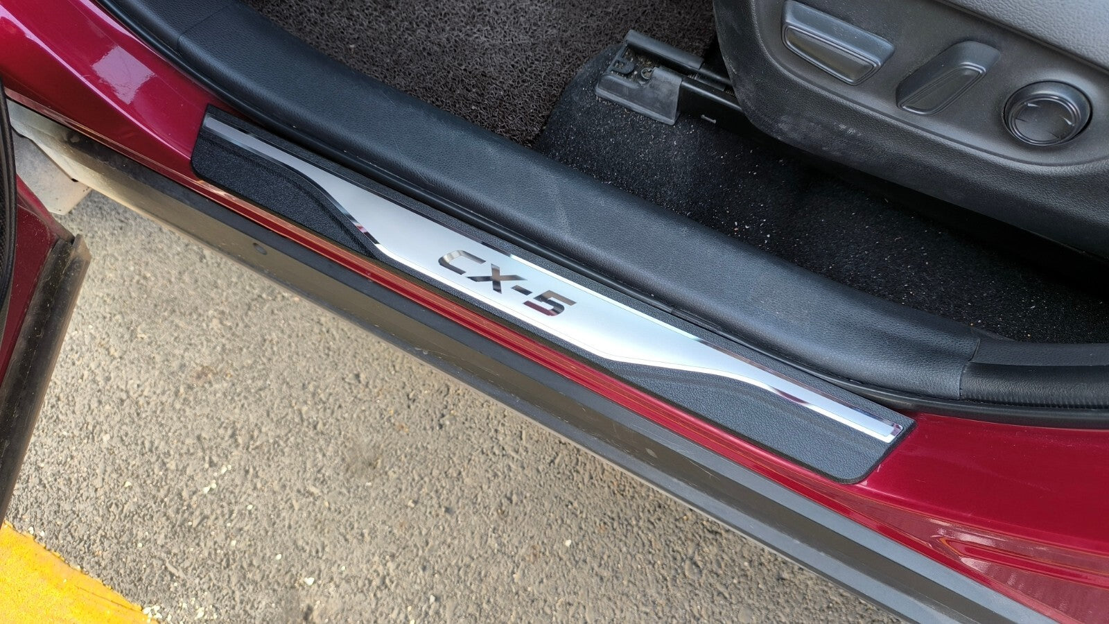 for Mazda CX-5 2024 Car Accessories Door Sill Protector Scuff Guard Cover Trims
