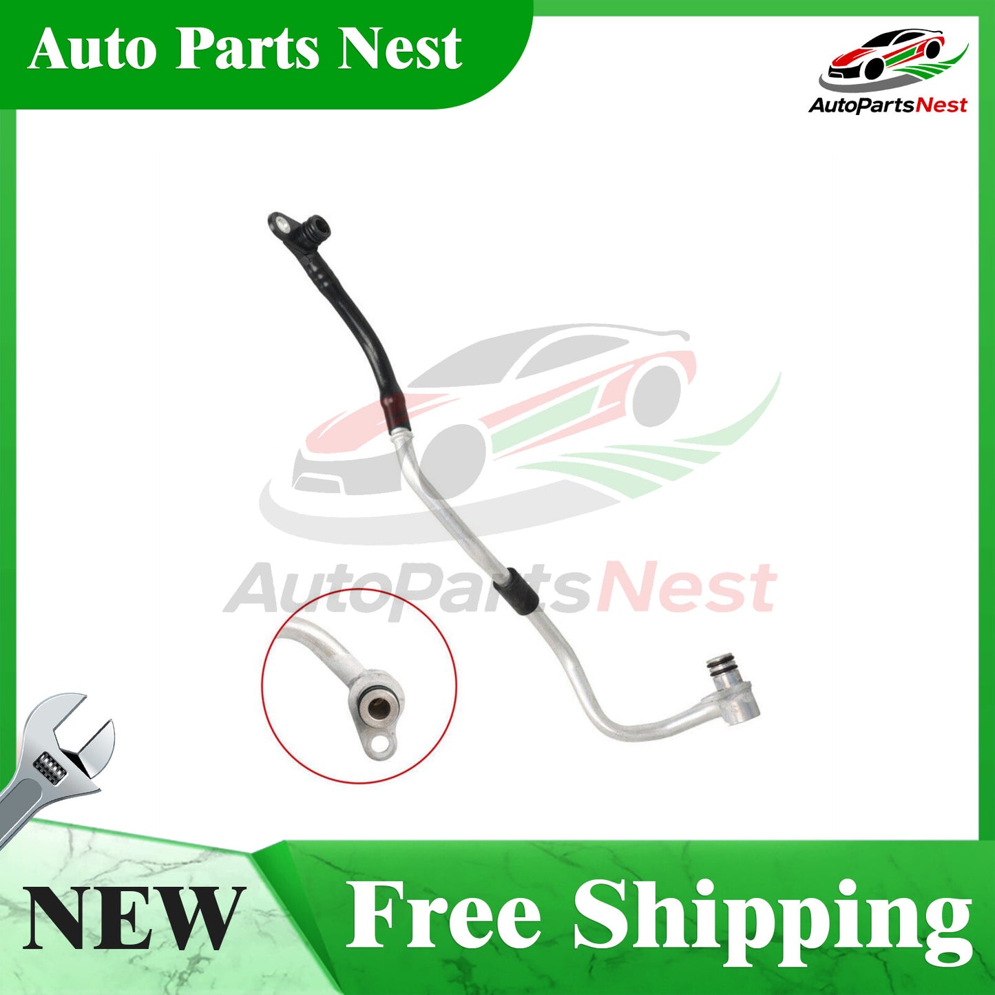 Turbocharger Coolant Hose for Mercedes-Benz S550 GLS500 S63 SL63 AMG A2782000900