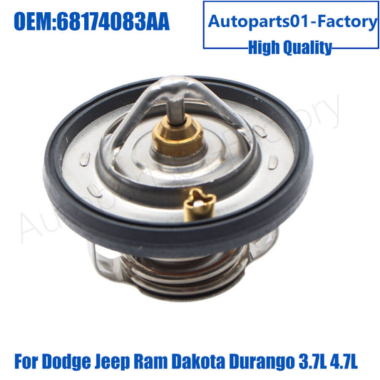 68174083AA Engine Coolant Thermostat for Dodge for Jeep for Ram Dakota Durango 3.7L 4.7L