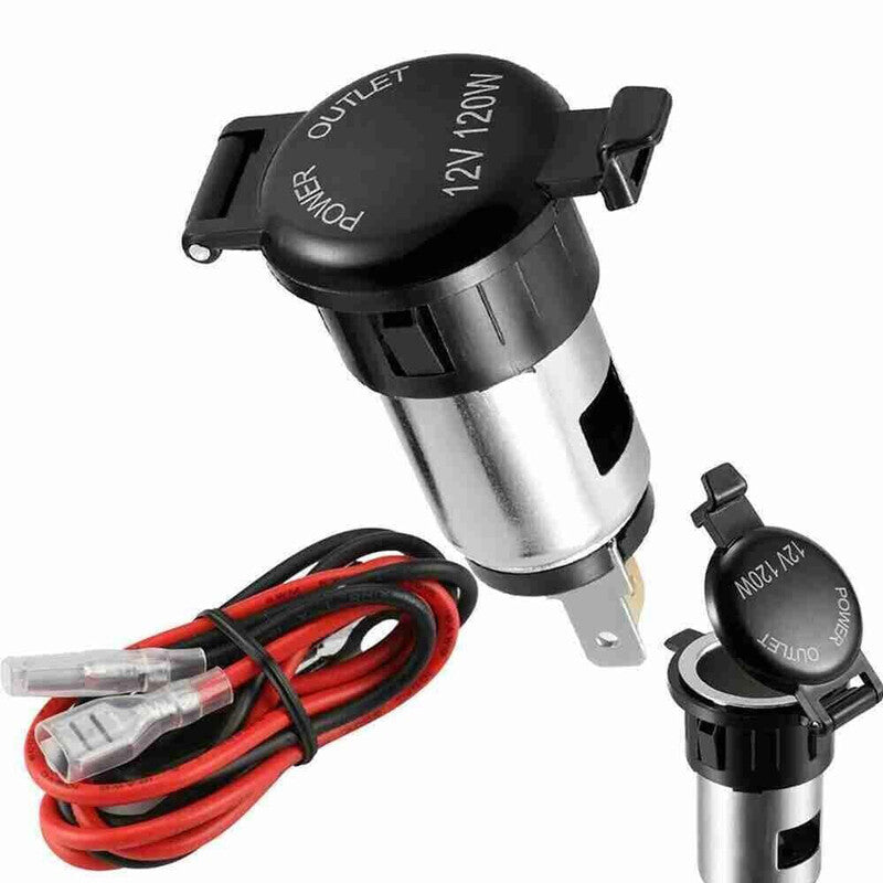 12V Car/Truck Cigarette Socket/Lighter Power Socket Plug/Charger Adapter Cable n
