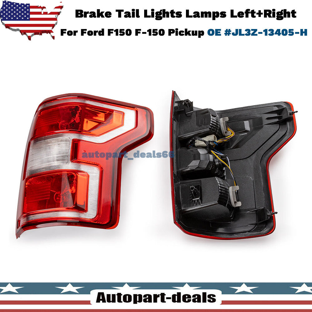Suitable for Ford F-150 pickup trucks 2018, 2019 - 2020. Brakes LH+RH, driver's taillights, and rear lights.