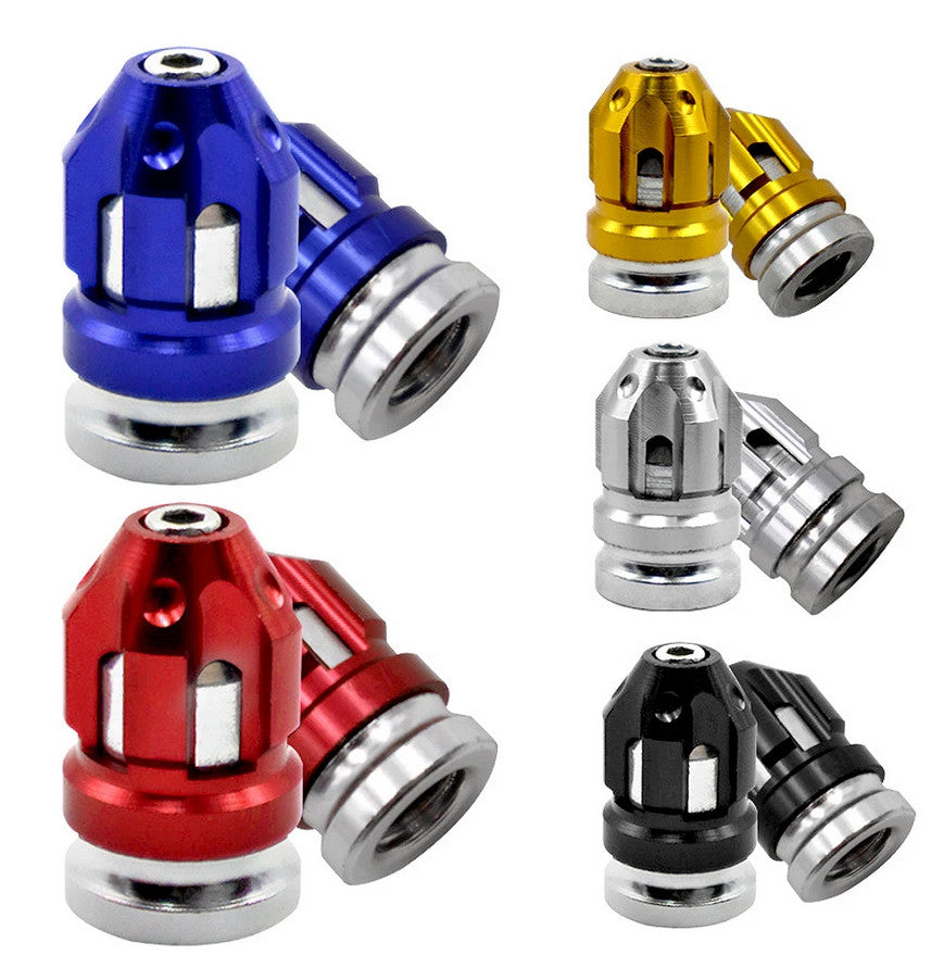 4 Pieces Car Tire Flap Stem Air Dust Cap Red Universal for Audi - v