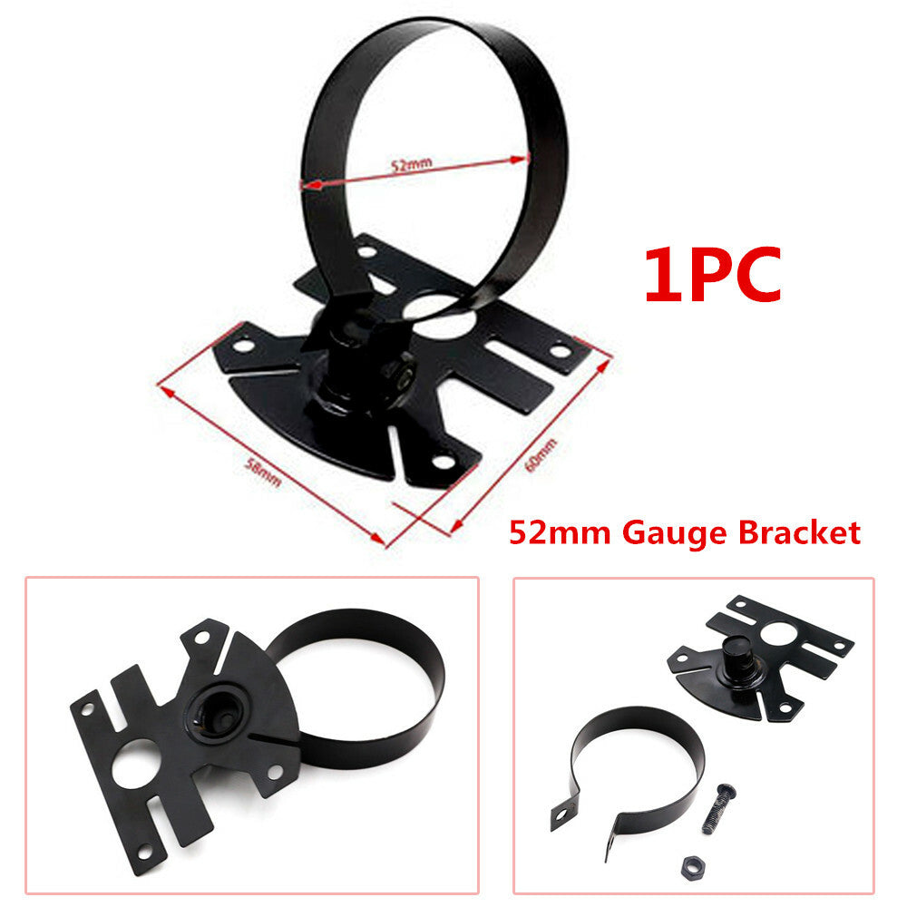 1 solid 2-inch 52mm adjustable single-hole instrument pod mount swivel bracket - n