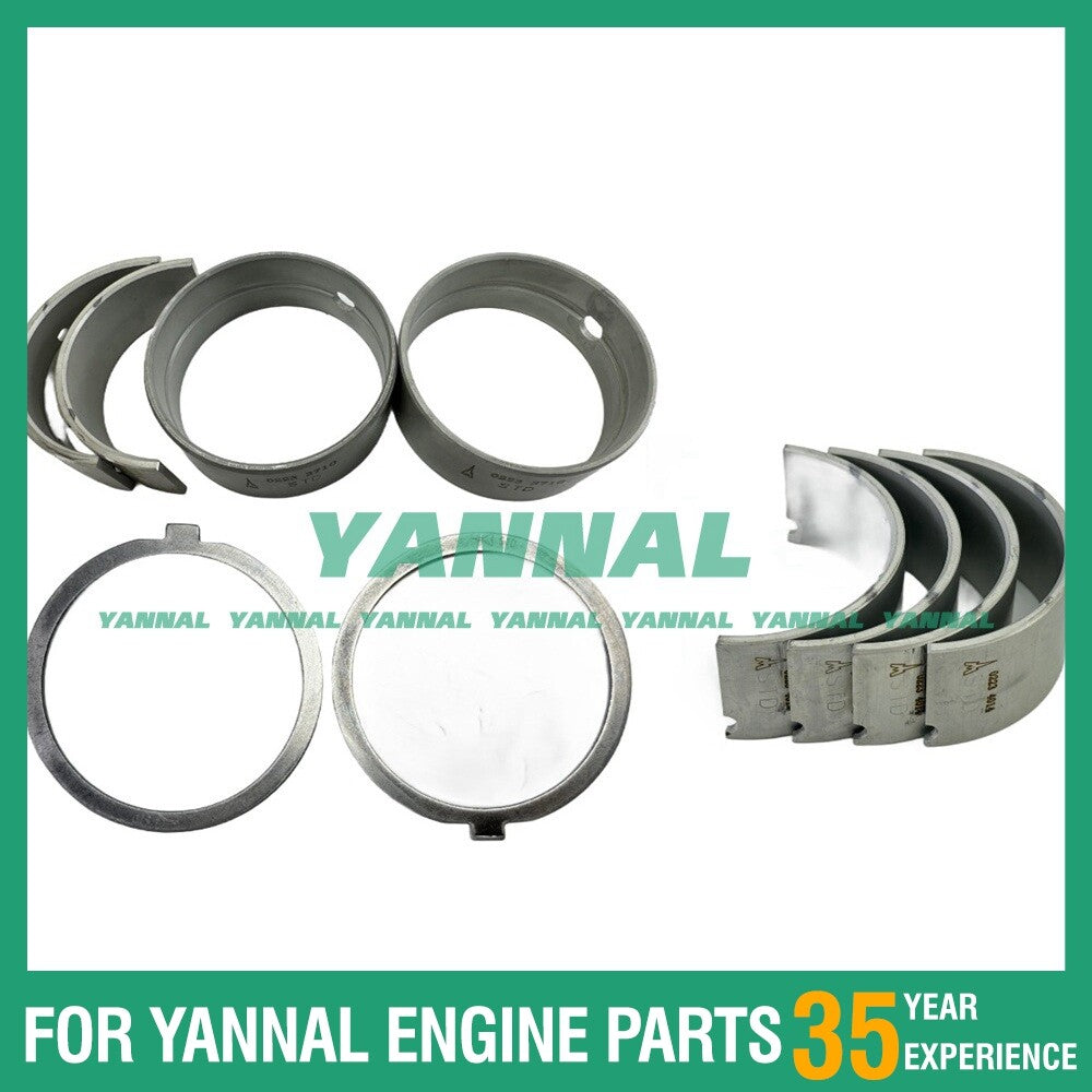 Replacement diesel engine parts for Deutz F2L511 engine bearings and thrust washers -