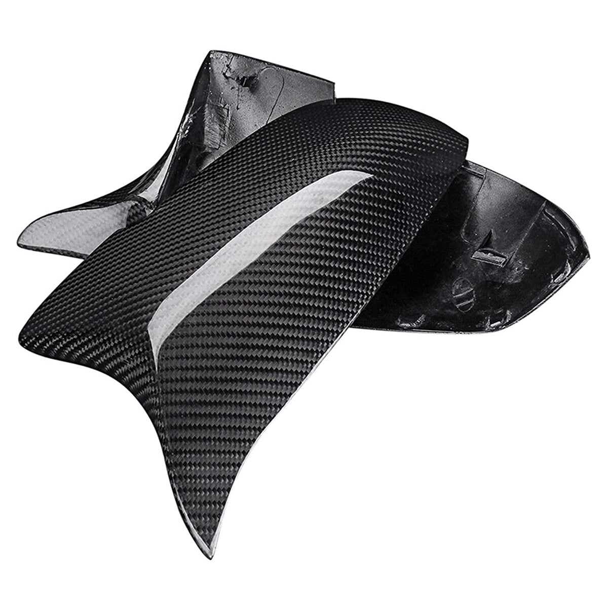 Suitable for 2014-2018 for BMW 5 Series F10 F11 F18 LCI carbon fiber side mirror caps.