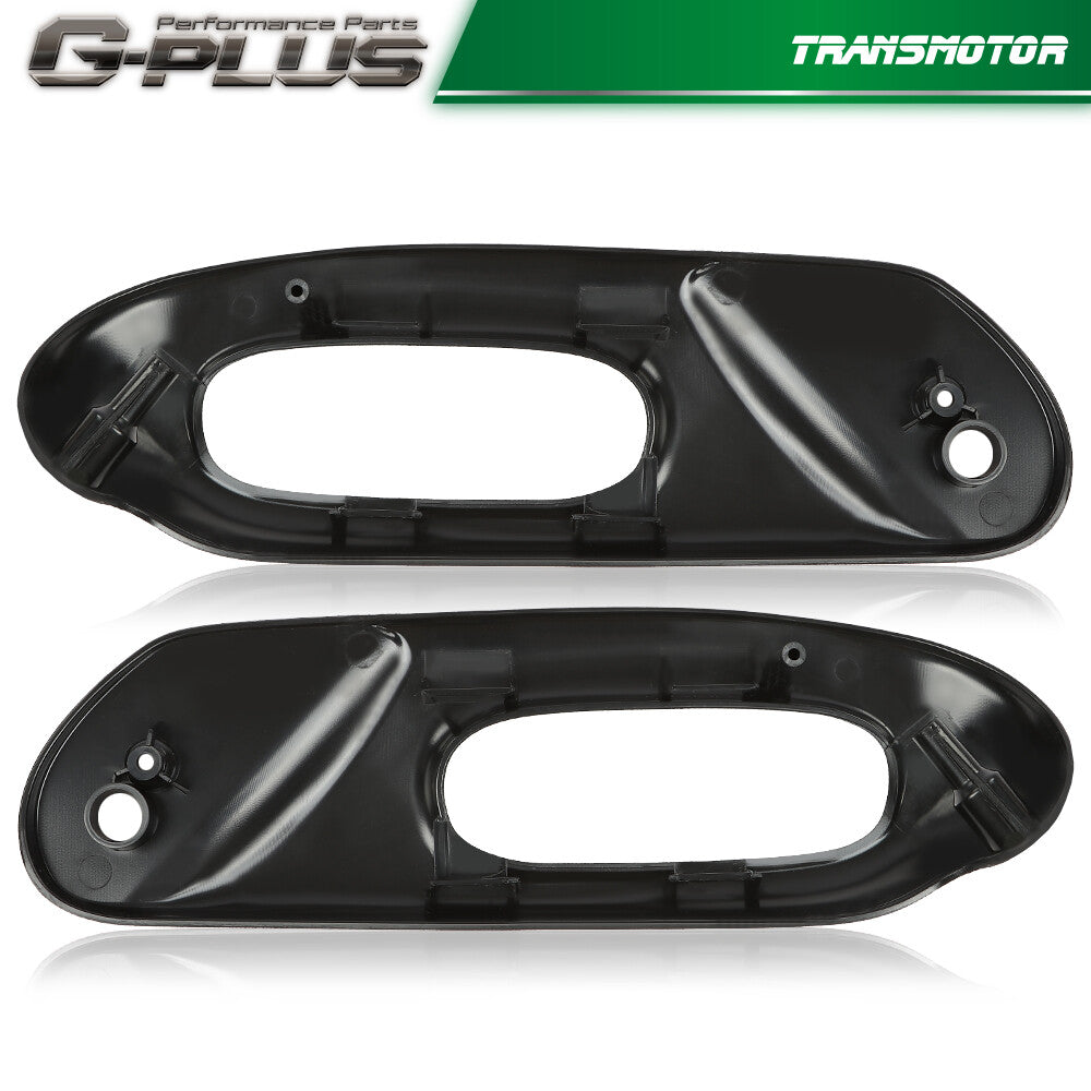 Fits 97-04 for Corvette C5 Set 2 Power for Seat Switch Bezel Trim Black - v
