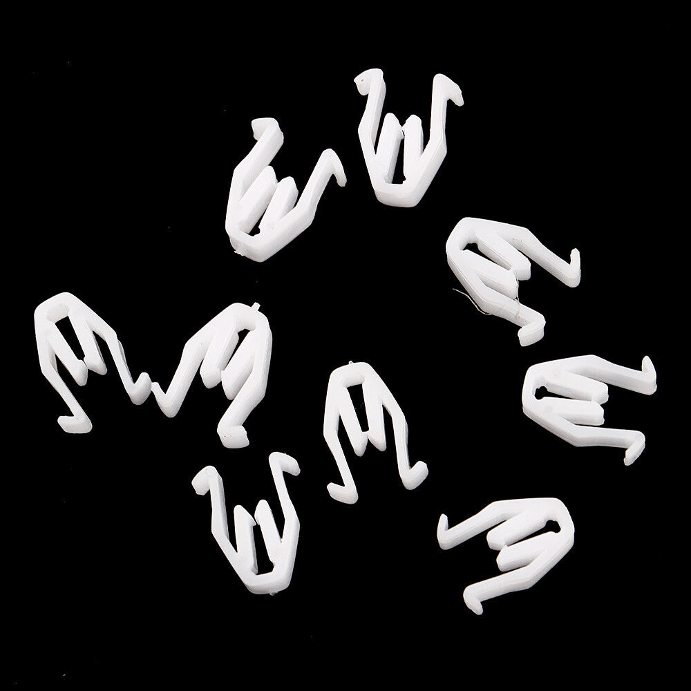 40Pcs Front Grille Moulding Clips White Nylon A21284 Fit For 2005-2009 Equinox