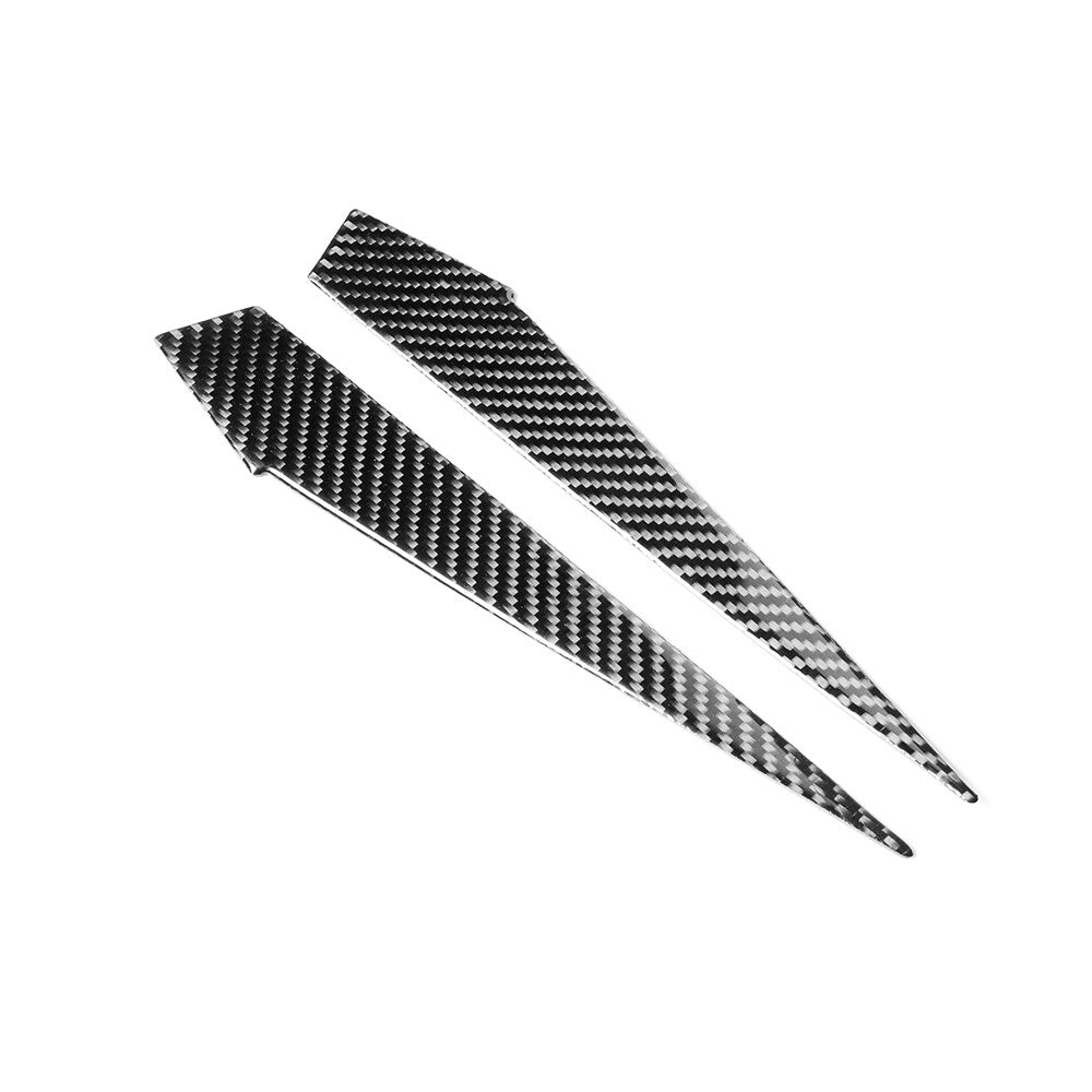 Carbon Fiber Rear Below Vent Outlet Panel Cover Trim For Rogue 2014-2016 v