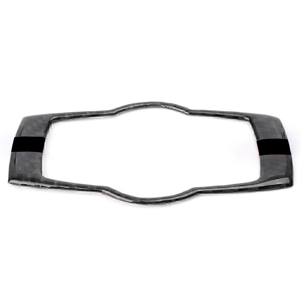 Headlight Switch Button Frame Decoration Cover Fit for BMW 3-Series E90 Carbon Fiber