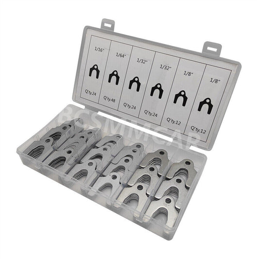 144X Auto Car Body Fender Alignment Shim Assortment 1/64 1/32 1/16 1/8