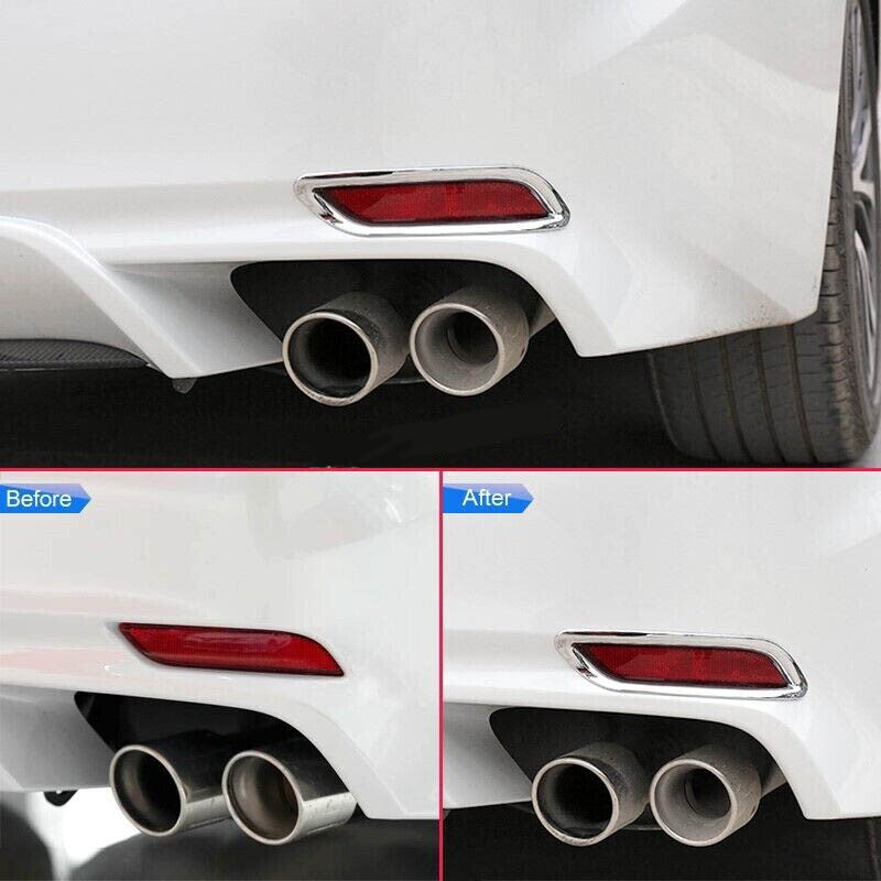 Rear Bumper Reflector Fog Light Trim For 2018-2022 for Toyota for Camry SE/XSE/TRD