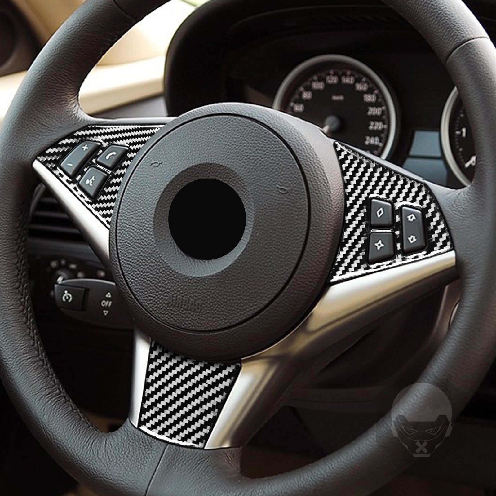 Carbon Fiber Ccenter Console Cover Trim for Subaru Forester 2009-2013 Type A v