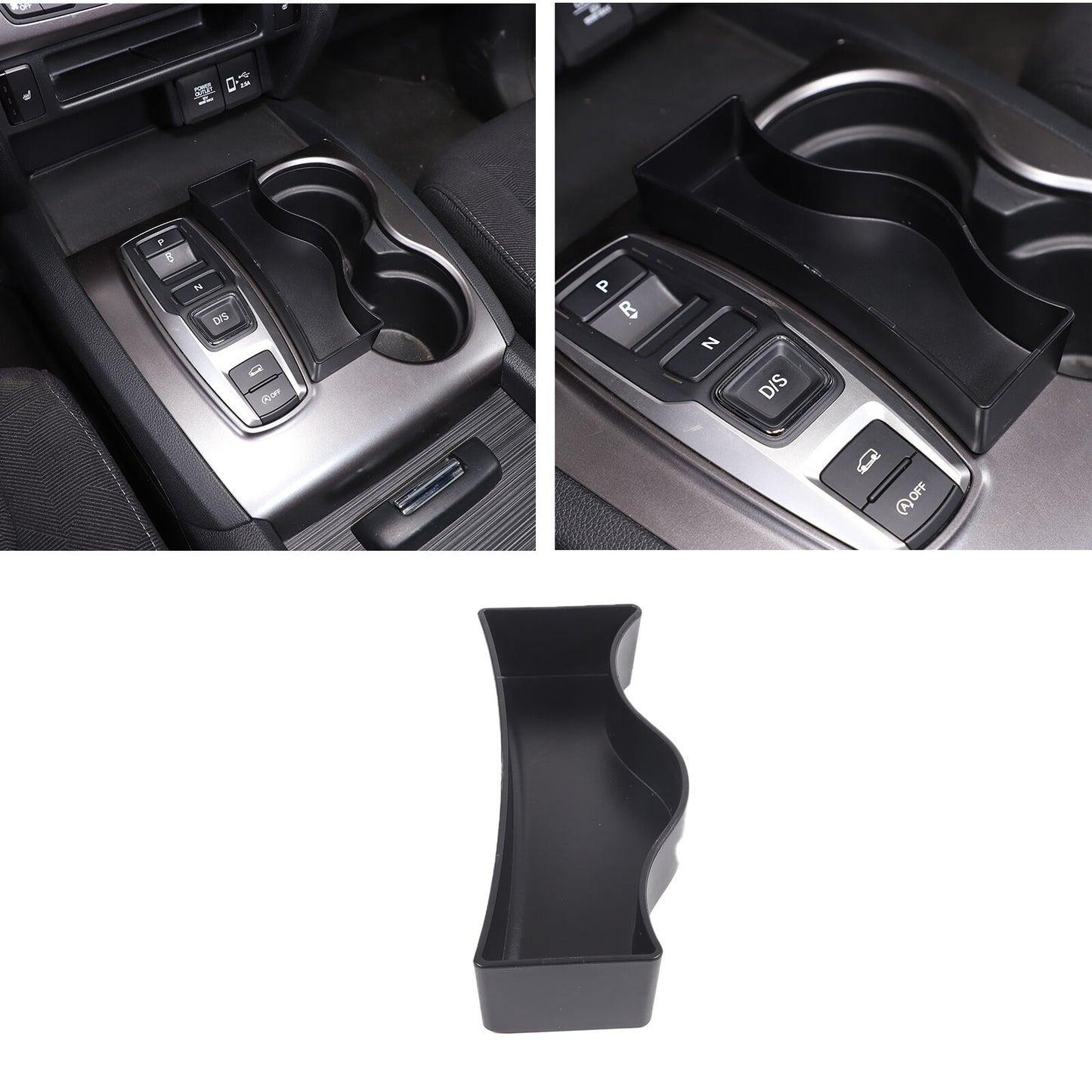 Orange ABS interior handle frame cover decoration suitable for Maverick 2022-2023- v