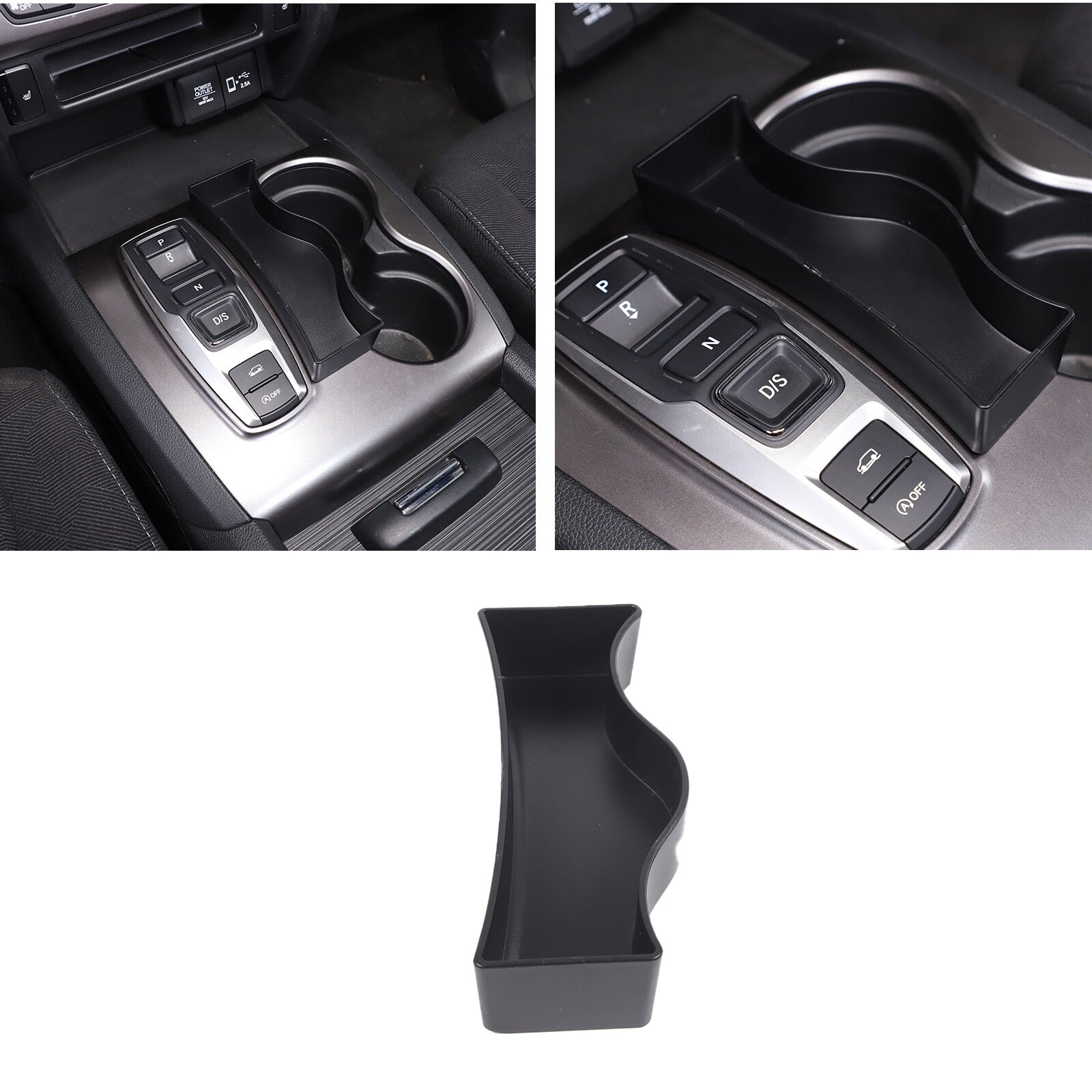 Orange ABS interior handle frame cover decoration suitable for Maverick 2022-2023- v