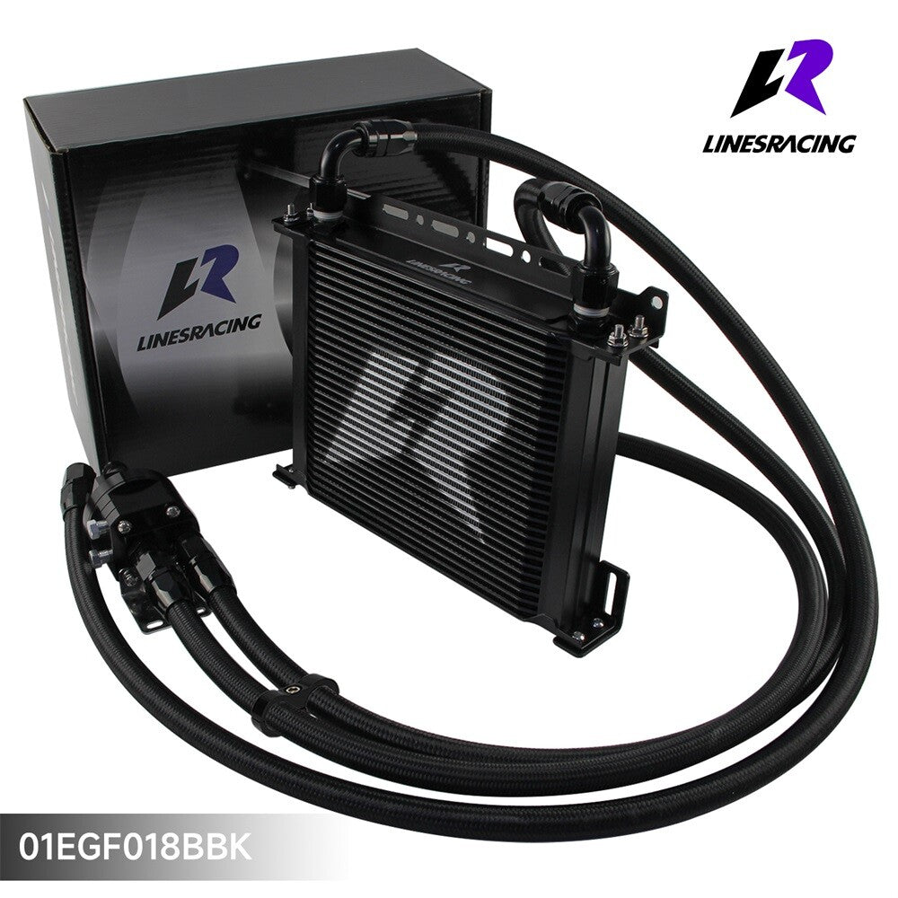 LR 30 Row AN10 Oil Cooler w/Bracket+Filter Adapter Hose Kit 3/416  M201.5