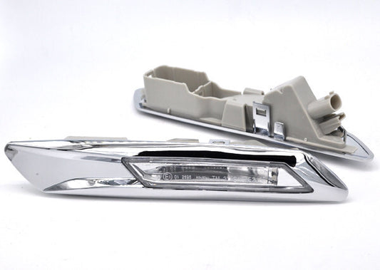2x LED turn signal Fender Side Marker light indicator For 5S F10 F11 10-12 v