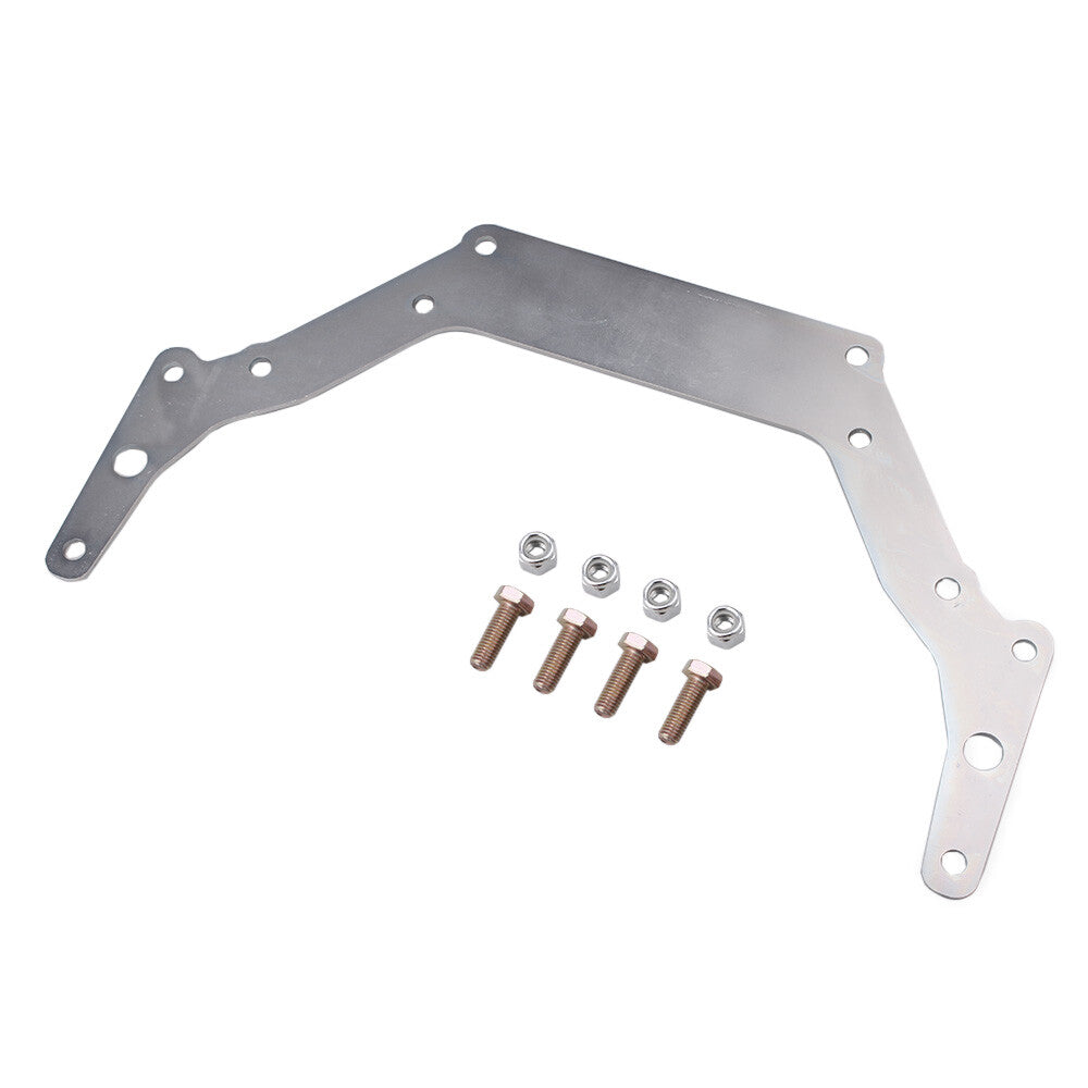for Speedway TH350 TH400 BOP-TO Transmission Adapter Plate 1962-Up Silver Q