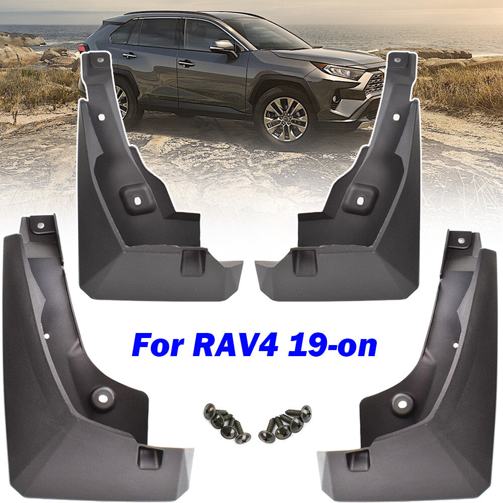 4Pcs Set Molded Mud Flaps Splash Guards Mudguards for Toyota RAV4 XA50 2019-2023 Q