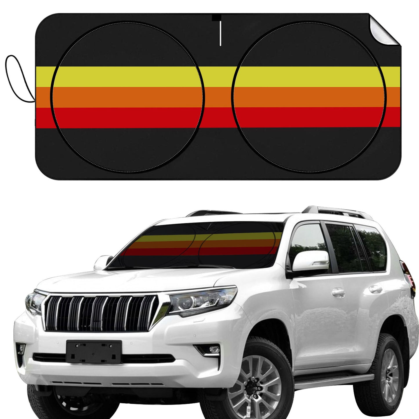Suitable for 1995-23 Rav4 car windshield sunshade, foldable front UV block cover. n