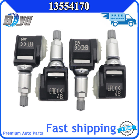 Suitable for Corvette 433MHz 2022-2024 13554170 4x TPMS tire pressure sensors v