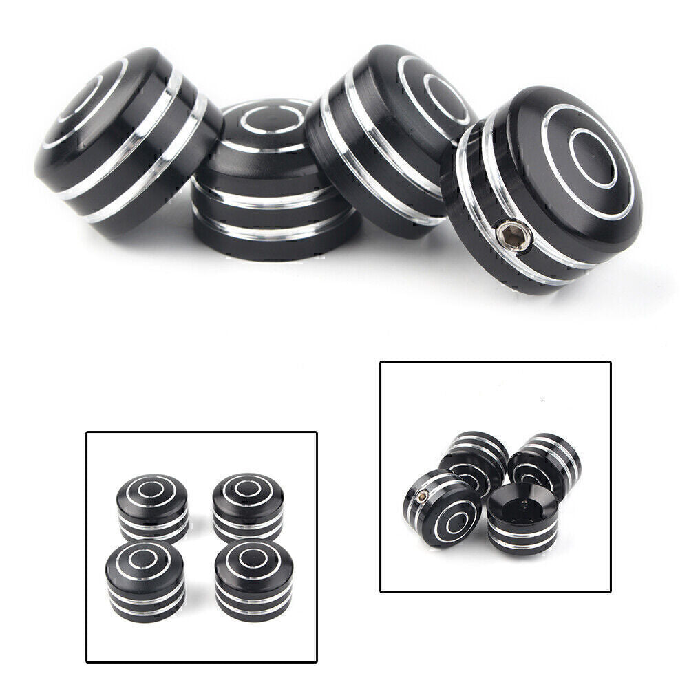 Head Bolt Covers for Harley Sportster 883 XL 1986 - 17 Twin Cam 99-17 Black 4pcs Q