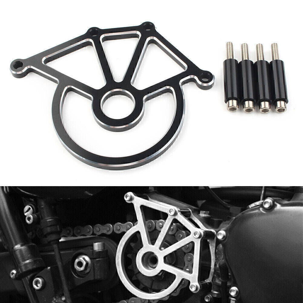 Front Sprocket Cover Chain Protection for 2007-14 Thruxton 900 Scrambler 2006-14 Q
