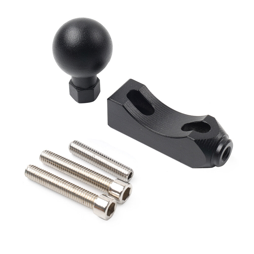 Motorcycle Universal Ball Head Base GPS Phone Holder Bracket Clamp Stand