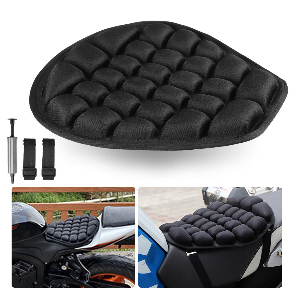 Motorcycle Universal for Seat Pad Comfort Gel Cushion Shock Pillow Cover Motorbike