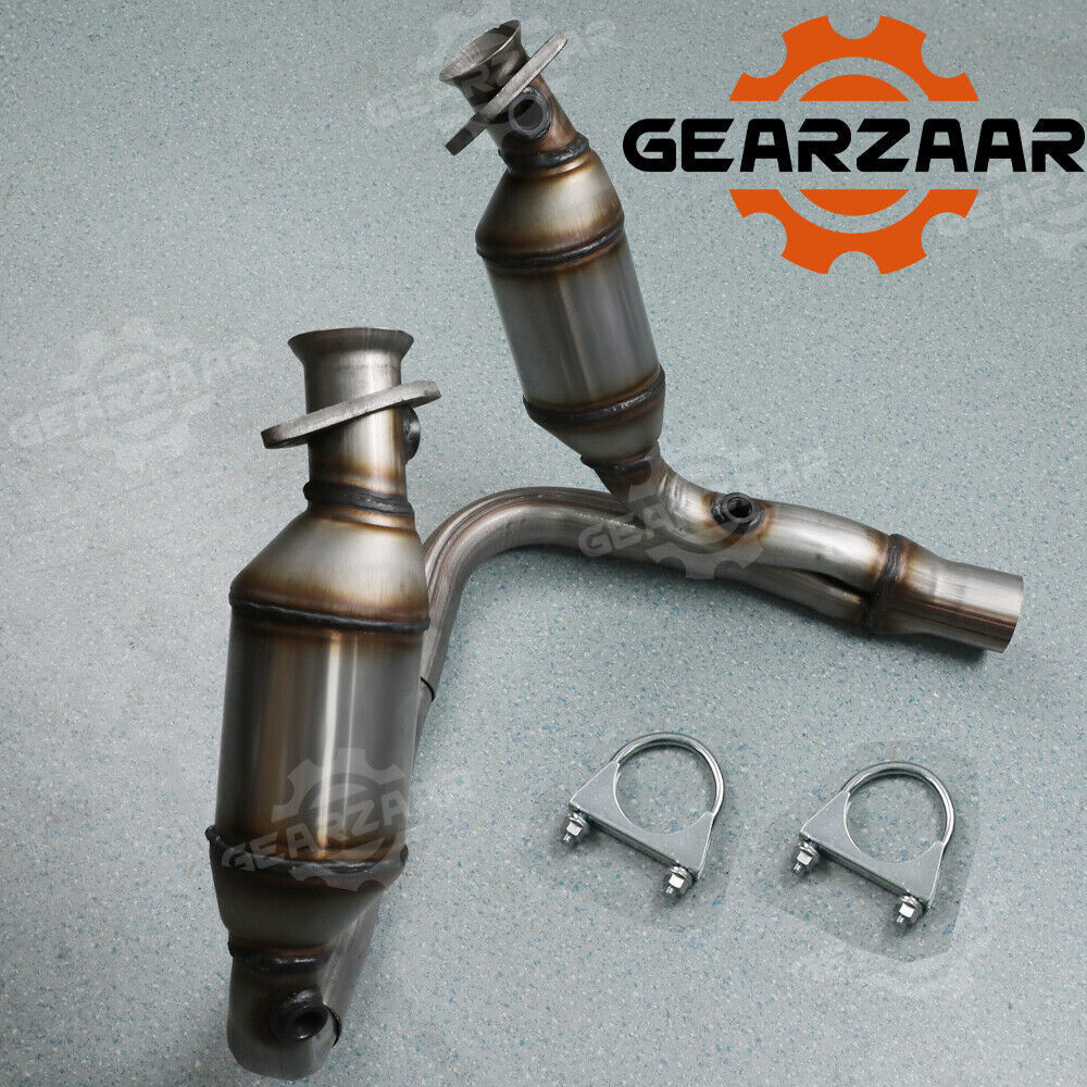 Y Pipe Catalytic Converters Kit Highflow for Dodge Dakota 3.7L  4.7L 2004 -2010