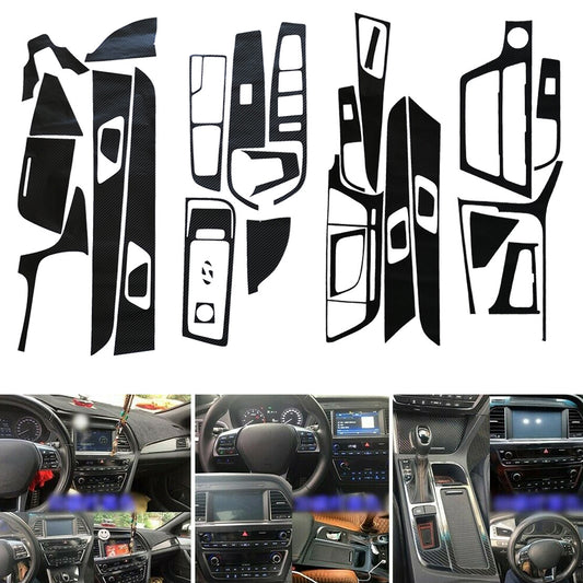 Console interior decorating stickers suitable for the modern Sonata 9 2015-2017