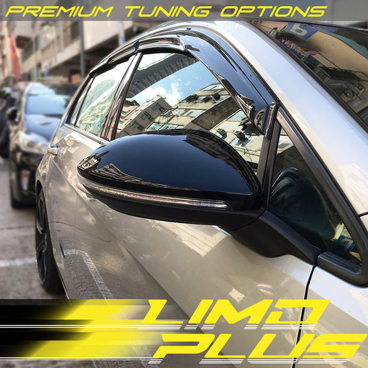 Glossy Black Mirror Cover Caps Replacement for VW for Golf 7 MK7 MK75 R GTI TSI v