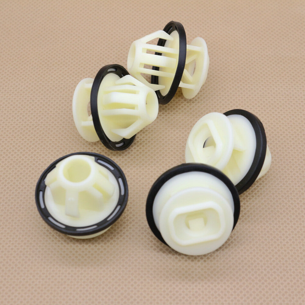 10-Pack Extended Rivet Nylon Push-Type Fixtures for BMW 3 Series, 5 Series, X6, Z4