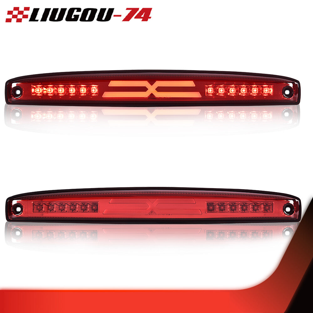 Fit For 2003-06 for Dodge for Ram Third Brake Light 3D LED Rear Center Tailgate Lamp Red v