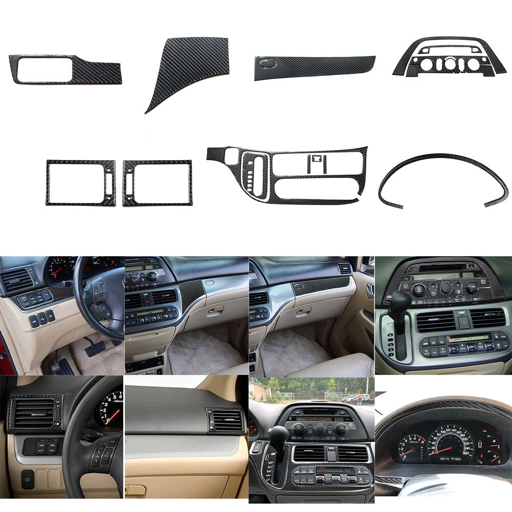 Red Carbon Fiber Overhead Console Outer Frame Cover Trim for Chrysler 300 05-07 v