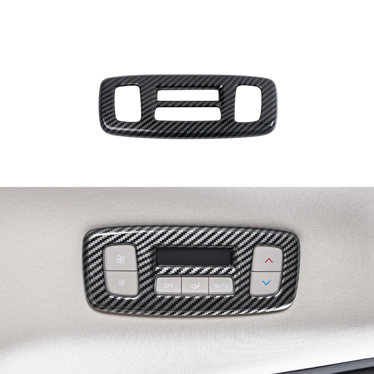 For Altima 2019-2022 ABS Carbon Fiber Gear Shift Shifter Knob Cover Trim v