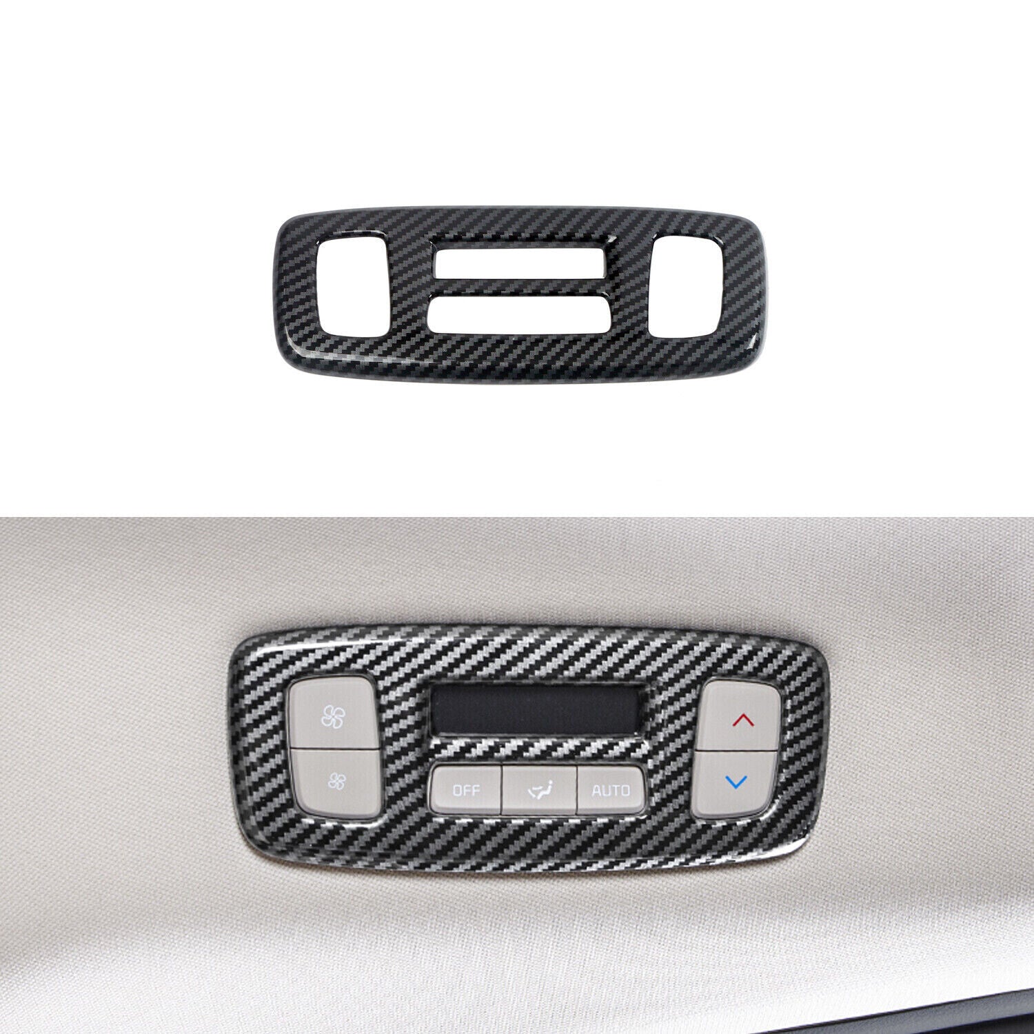 For Altima 2019-2022 ABS Carbon Fiber Gear Shift Shifter Knob Cover Trim v