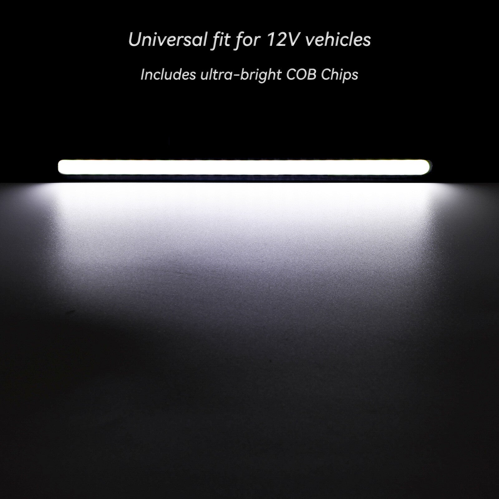 12V LED DRL KITS DAYTIME RUNNING LIGHTS CAR FOG LAMP EXTERIOR DRIVING LIGHT BAR