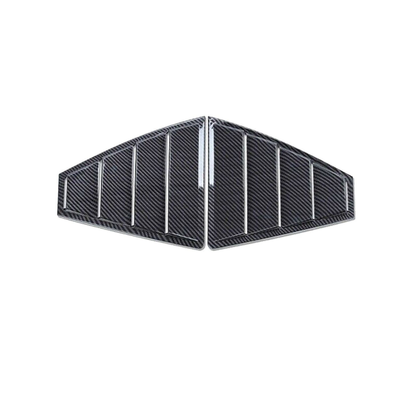 for HYUNDAI for Elantra 17-19 Carbon Fiber Window Side Louvers Vent Cover Trim AT